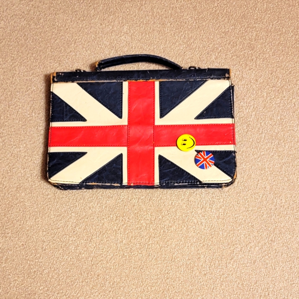 Union Jack distressed satchel/bag